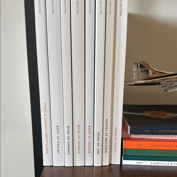 Alabaster Bible Book Set - Picture 2 of 2